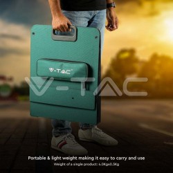 Panou fotovoltaic V-TAC 120W pliabil compatibil cu statiile portabile